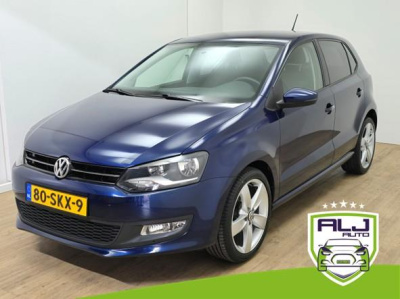 Volkswagen Polo occasion 1.4-16v comfortline met cruisecontrol en leuke velgen | tweedehands volkswagen polo donkerblauw | metal