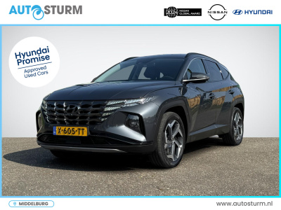 Hyundai Tucson 1.6 t-gdi phev premium 4wd | vol-leder | digitaal instrumentenpaneel | adapt. cruise control | apple carplay/android auto | stoelverwarming | dodehoek detectie | 360° camera | rijklaarprijs!