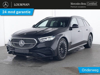 Mercedes-Benz E-Klasse estate 300 e amg plug-in hybride | amg line | night pakket | trekhaak | 20 inch amg velgen | verlichte grill | stuur en stoelverwarming | inclusief 24 maanden mb certified garantie voor europa.
