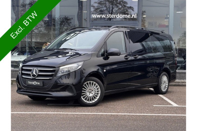 Mercedes-Benz Vito 119 cdi l3 sportpakket l dubbel cabine l 4 x 4 l airmatic l 360 gr camera l 2,5t ahw | distronic | gewicht l mbux l leder l stoelverwarming l 2 x schuifdeuren l luchtvering l luxe lederen interieur l geen bpm l