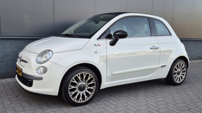 Fiat 500 C 1.2 lounge *cabrio*airco*parkeersensoren*lmv*ecc*