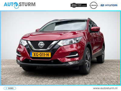 Nissan Qashqai 1.2 n-connecta design pack | trekhaak | panoramadak | navigatie | 360° camera | keyless entry | rijklaarprijs!