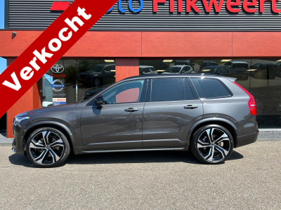 Volvo XC90 2.0 t8 plug-in hybrid awd ultimate dark | luchtvering | bowers & wilkins audio | trekhaak | carplay | 360'' camera