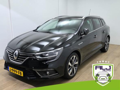 Renault Megane occasion 1.2 tce gt-line automaat met trekhaak | tweedehands renault mega stationwagen in zwart | camera |