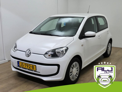 Volkswagen UP! occasion 1.0 move up! bluemotion met airco en navigatie | tweedehands volkswagen up wit | bluetooth | 5 deurs | apk