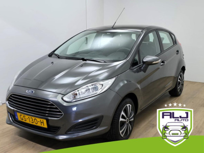 Ford Fiesta occasion 1.0 style met airco en 5 deurs uitvoering | tweedehands ford fiesta antracietgrijs | bluetooth audio! | alj
