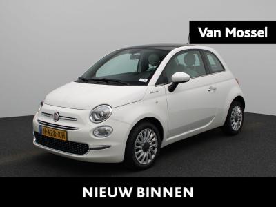 Fiat 500 1.0 hybrid dolcevita | lmv | panorama dak | bluetooth | airco | parkeer sensoren | dab | cruise control | lage km stand
