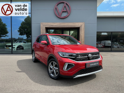 Volkswagen T-cross 1.0 tsi dsg r-line | iq light | dode hoek | keyless | virtual cockpit | led gril | adapt. cruise | rijklaar incl. verlengde garantie