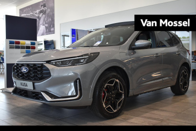 Ford Kuga 2.5 phev st-line x | showroom voorraad | €5200.- korting ford nederland (2024.50) | solar silver | panorama dak | winter pack | technology pack | 19"lmv | elektrisch wegklapbare trekhaak | incl. ford protect verlengde gara...