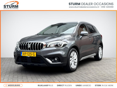 Suzuki Sx4 S-cross 1.4 boosterjet exclusive | trekhaak afneembaar | navigatie | camera | stoelverwarming | led koplampen | keyless entry | rijklaarprijs!