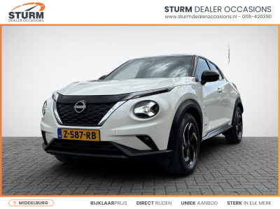 Nissan Juke 1.6 hybrid n-connecta | navigatie | camera | keyless entry | led koplampen | apple carplay/android auto | cruise & climate control | rijklaarprijs!
