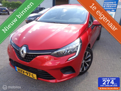 Renault Clio 1.0 tce intens/airco/lm velgen/carplay/pdc/cruise/full led/1st eig