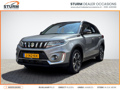 Suzuki Vitara 1.4 boosterjet comfort smart hybrid | trekhaak afneembaar | panoramadak | navigatie | camera | stoelverwarming | dodehoek | adapt. cruise control | rijklaarprijs!