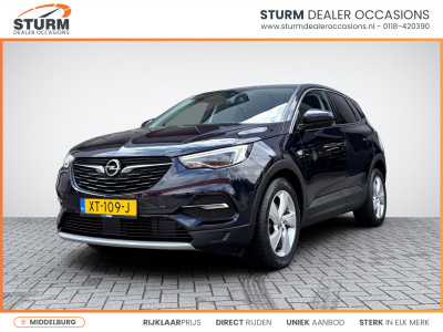 Opel Grandland X 1.2 turbo ultimate automaat | comfortstoelen | navigatie full-map | led koplampen | apple carplay/android auto | dodehoek detectie | rijklaarprijs!