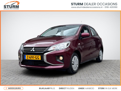 Mitsubishi Space Star 1.2 connect+ | apple carplay/android auto | airconditioning | bluetooth tel. | dab | elek. spiegels | rijklaarprijs!
