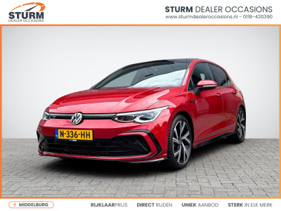 Volkswagen Golf 1.5 etsi r-line nl-auto! | panoramadak | harman/kardon | sportstoelen | full-led | navigatie | apple carplay/android auto | dodehoek | park. assist | rijklaarprijs!