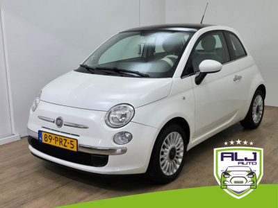Fiat 500 occasion automaat met 1.2 motor! | tweedehands fiat 500 automaat in wit | panodak | trekhaak | elek ramen | airco | alj
