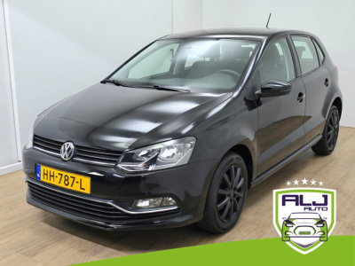 Volkswagen Polo occasion comfortline black edition met cruisecontrol en leuke velgen | tweedehands volkswagen polo in zwart | alj