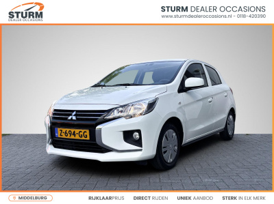 Mitsubishi Space Star 1.2 connect+ | apple carplay/android auto | airconditioning | bluetooth tel. | dab | elek. spiegels | rijklaarprijs!