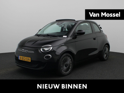 Fiat 500 C icon 42 kwh | automaat | cabrio | virtual cockpit | lmv | navigatie | dab | camera | climate control | bluetooth | stoel verwarming | lage km stand