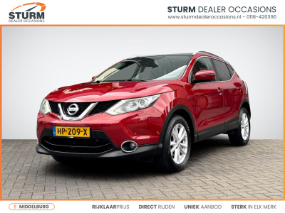 Nissan Qashqai 1.2 tekna | trekhaak | navigatie | leder | 360° camera | stoelverwarming | led koplampen | keyless entry | rijklaarprijs!