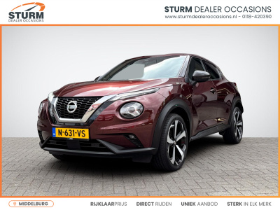 Nissan Juke 1.0 dig-t tekna sound pack automaat | navigatie | 360° camera | apple carplay/android auto | bose audio | adapt. cruise control | 19'' velgen | rijklaarprijs!