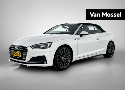 Audi A5 cabriolet 2.0 tfsi mhev sport s line edition | navigatie | bang & olufsen soundsystem | sport onderstel | stoelen vóór, elektrisch verstelbaar | nek verwarming | climate control | luxe leder | virtual cockpit | stoelverwar...