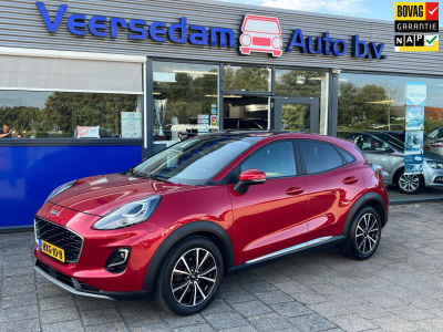 Ford Puma 1.0 ecoboost hybrid st-line x 155 pk, schuif/kanteldak, trekhaak, winterpakket enz..