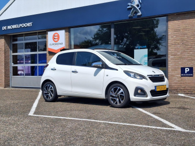 Peugeot 108 1.0 vti 68pk 5d allure etg5 automaat top! airco | bluetooth bellen & muziekstreaming | touchscreen scherm | vouwdak | lm-velgen | radio met usb