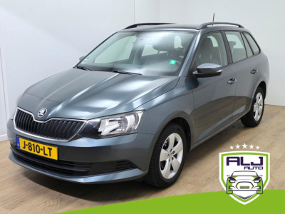 Skoda Fabia combi occasion met airco en isofix | tweedehands skoda fabia kleine stationwagen in antracietgrijs | sportvelgen