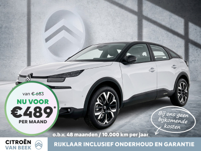 Citroen C4 hybrid 145pk automaat business private lease € 489,- pm - 48mnd - 10.000km