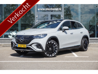 Mercedes-Benz Eqe suv 350 + l amg line 91 kwh mbux 2024 l airmatic l achterasbesturing l panorama-schuifdak l distronic l digital light l 360 camera l burmester soundsystem l alarm systeem l sfeer verlichting l  keyless go l btw auto l nieu...