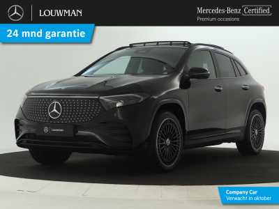 Mercedes-Benz Eqa 250+ amg line 71 kwh | nightpakket |  premium pakket | parkeerpakket met 360°-camera | keyless-go comfort pakket | extra usb-poorten | easy pack achterklep | head-up display | dodehoekassistent |