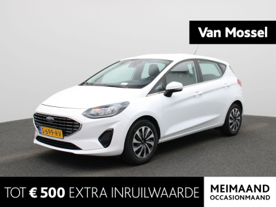 Ford Fiesta 1.0 ecoboost hybrid titanium | cruise control | parkeer sensoren | bluetooth | climate control | lage km stand | dab