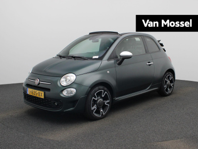 Fiat 500 C 1.0 hybrid rockstar | navigatie | climate control | side-skirts | premium kleur ''verde portofino'' | bi-xenon koplampen | parkeersensoren | apple carplay / android auto | cruise control | lmv |