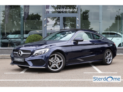 Mercedes-Benz C-Klasse coupé 200 ambition l panoramadak l beige leder interieur l camara l stoelverwarming l airco l