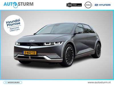 Hyundai Ioniq 5 lounge awd 77.4 kwh panoramadak + digitale buitenspiegels | matte lakkleur | 20'' velgen | bose audio | vol-leder | stuur- + stoelverwarming | rijklaarprijs!