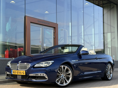 BMW 6 Serie cabrio 650i high executive | bang & olufsen | head-up | acc | leder | stoelverwarming |
