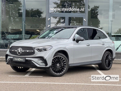 Mercedes-Benz Glc 300e 4matic amg line l panoramadak l night l memory l wegklapbare trekhaak l nappa leder zwart l mbux l multibeam led l 360 gr camera l niveau regeling l keyless go l apple carplay & android auto l  winterpakket l geluid- ...