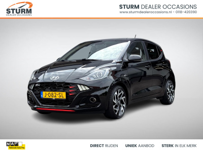 Hyundai I 10 1.0 t-gdi n line 5-zits | navigatie | camera | stuur- + stoelverwarming | apple carplay/android auto | cruise & climate control | rijklaarprijs!