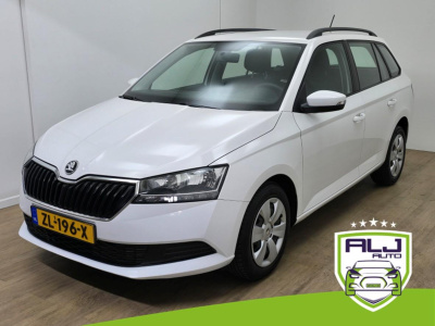 Skoda Fabia combi occasion 1.0 active met airco en cruisecontrol | bluetooth audio | tweedehands skoda kleine stationwagen | alj