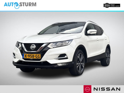 Nissan Qashqai 1.3 dig-t n-connecta design pack | trekhaak | panoramadak | apple carplay/android auto | 360° camera | keyless entry | navigatie | dab | rijklaarprijs!