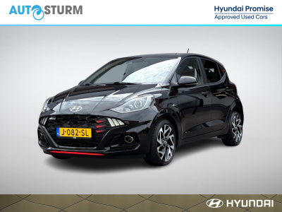 Hyundai I 10 1.0 t-gdi n line 5-zits | navigatie | camera | stuur- + stoelverwarming | apple carplay/android auto | cruise & climate control | rijklaarprijs!