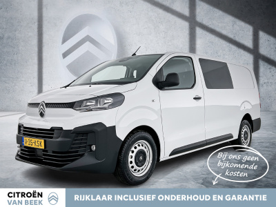 Citroen Jumpy bluehdi 145pk automaat lengte 3 dubbel cabine | 6-persoons | apple carplay | camera |