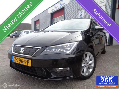 Seat Leon Sportstourer st 1.0 ecotsi style business/airco/led/pdc/automaat dsg-7/trekhaak/carplay/lm velgen/1st eig