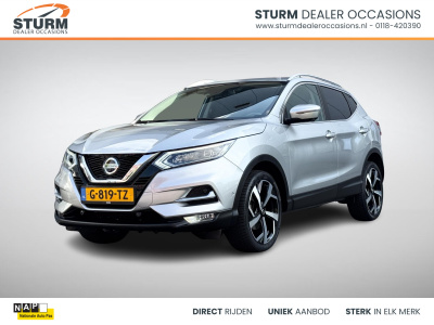 Nissan Qashqai 1.3 dig-t tekna | trekhaak | apple carplay/android auto | 360° camera | stoelverwarming | led koplampen | dodehoek detectie | rijklaarprijs!