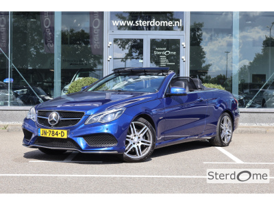 Mercedes-Benz E-Klasse cabrio 200 ambition sport edition l amg line l leder l smartphone integratie l 360 gr camera l airscarf en aircap l harman kardon l multicontour stoelen l comand aps l alarm klasse 3 l keyless go l