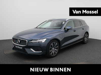 Volvo V60 2.0 t6 recharge awd inscription | automaat | lmv | trekhaak | leder | virtual cockpit | adap. cruise | camera | navigatie | harman kardon | apple carplay | dab