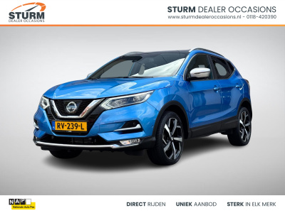 Nissan Qashqai 1.2 tekna + automaat, trekhaak | panoramadak | nappa leder | bose audio | geheugenstoel | 360° camera | led koplampen | dodehoek detectie | rijklaarprijs!
