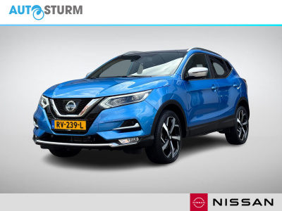 Nissan Qashqai 1.2 tekna + automaat, trekhaak | panoramadak | nappa leder | bose audio | geheugenstoel | 360° camera | led koplampen | dodehoek detectie | rijklaarprijs!